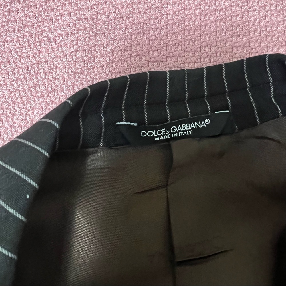 Dolce & Gabbana Sicily 2 pieces Suit In Stretch Pinstripe Wool men’s size 50 - Picture 13 of 16